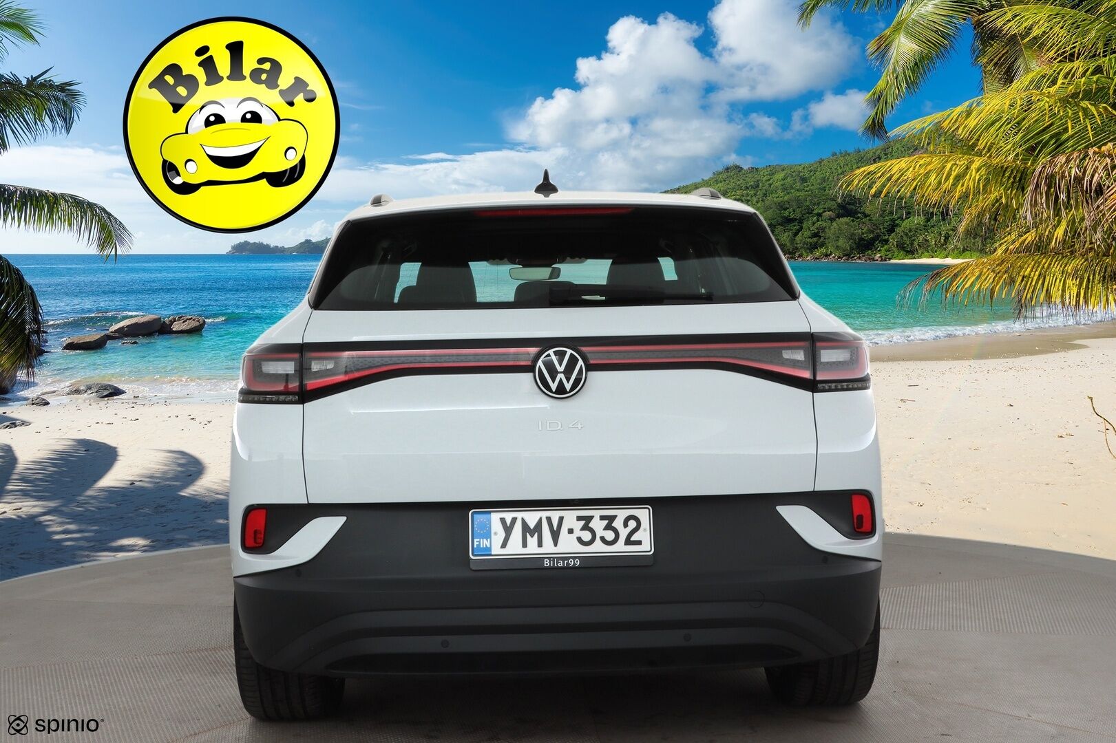 VOLKSWAGEN ID.4 2023 Pro 4MOTION Business 195 kW, akku 77 kWh - | ILP | Koukku | ACC | LED | P.Kamera | Nahka-Alcantara | Navi | Kaistavahti | Keyless | Kahdet renkaat | 2x Latauskaapelit | Merkkihuollot |