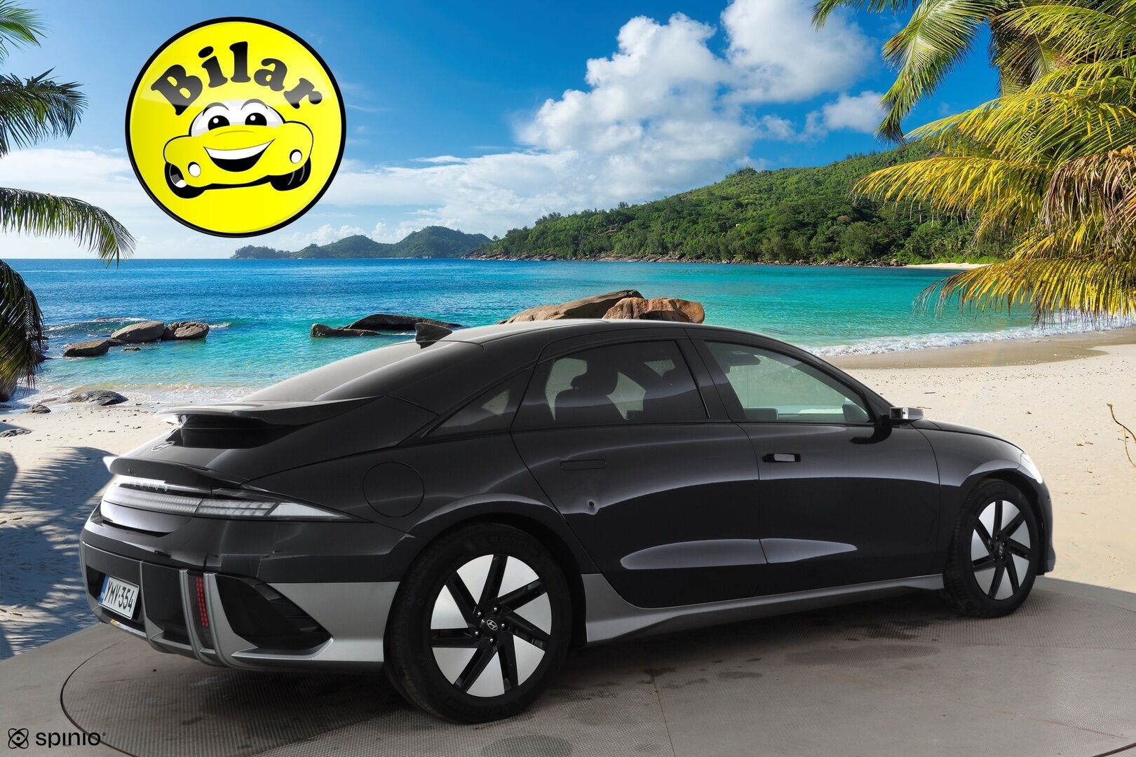 HYUNDAI IONIQ 6 2023 77 kWh 229 hv Ultimate - | ACC | ILP | HUD | 360° | BOSE | Kattoluukku | Ilmastoidut relax nahat | Muistipenkki | Matrix-LED | Kamerapeilit | HDA | V2L | Merkkihuollot | 