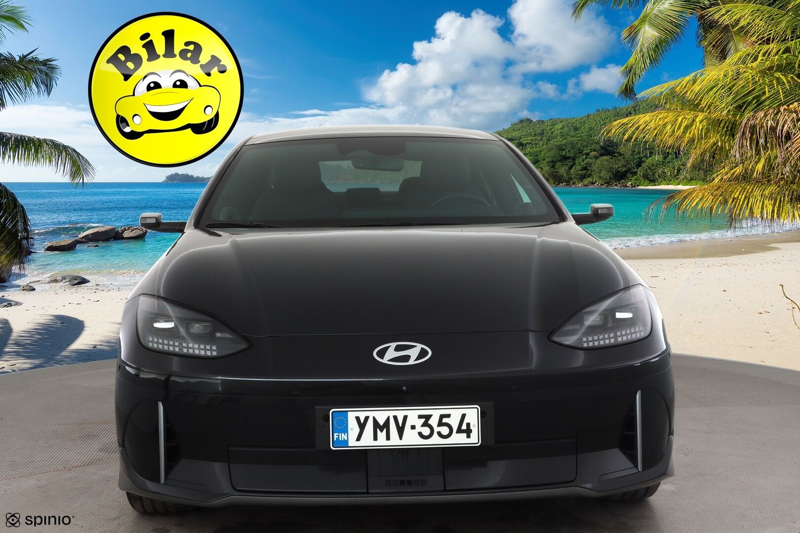 HYUNDAI IONIQ 6 2023 77 kWh 229 hv Ultimate - | ACC | ILP | HUD | 360° | BOSE | Kattoluukku | Ilmastoidut relax nahat | Muistipenkki | Matrix-LED | Kamerapeilit | HDA | V2L | Merkkihuollot | 