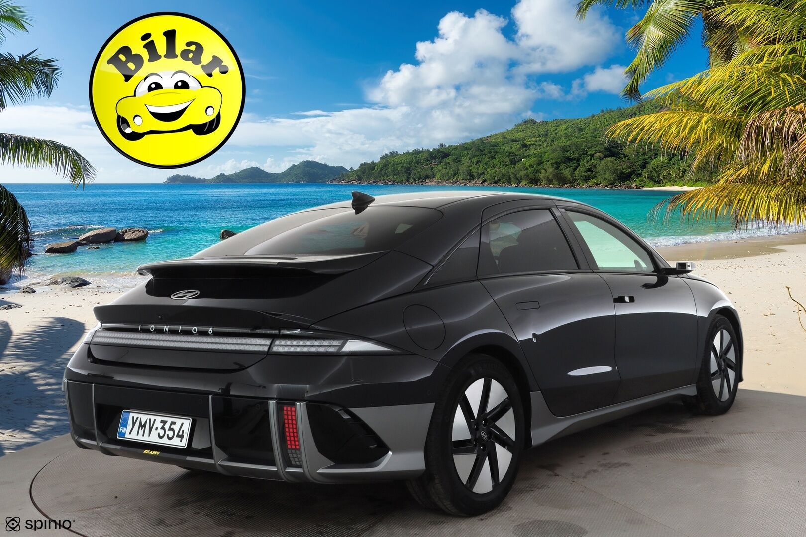 HYUNDAI IONIQ 6 2023 77 kWh 229 hv Ultimate - | ACC | ILP | HUD | 360° | BOSE | Kattoluukku | Ilmastoidut relax nahat | Muistipenkki | Matrix-LED | Kamerapeilit | HDA | V2L | Merkkihuollot | 