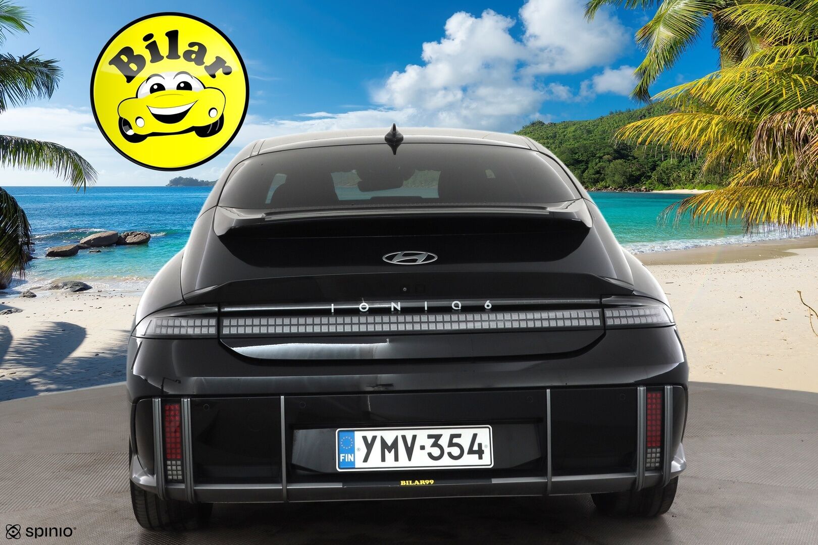 HYUNDAI IONIQ 6 2023 77 kWh 229 hv Ultimate - | ACC | ILP | HUD | 360° | BOSE | Kattoluukku | Ilmastoidut relax nahat | Muistipenkki | Matrix-LED | Kamerapeilit | HDA | V2L | Merkkihuollot | 