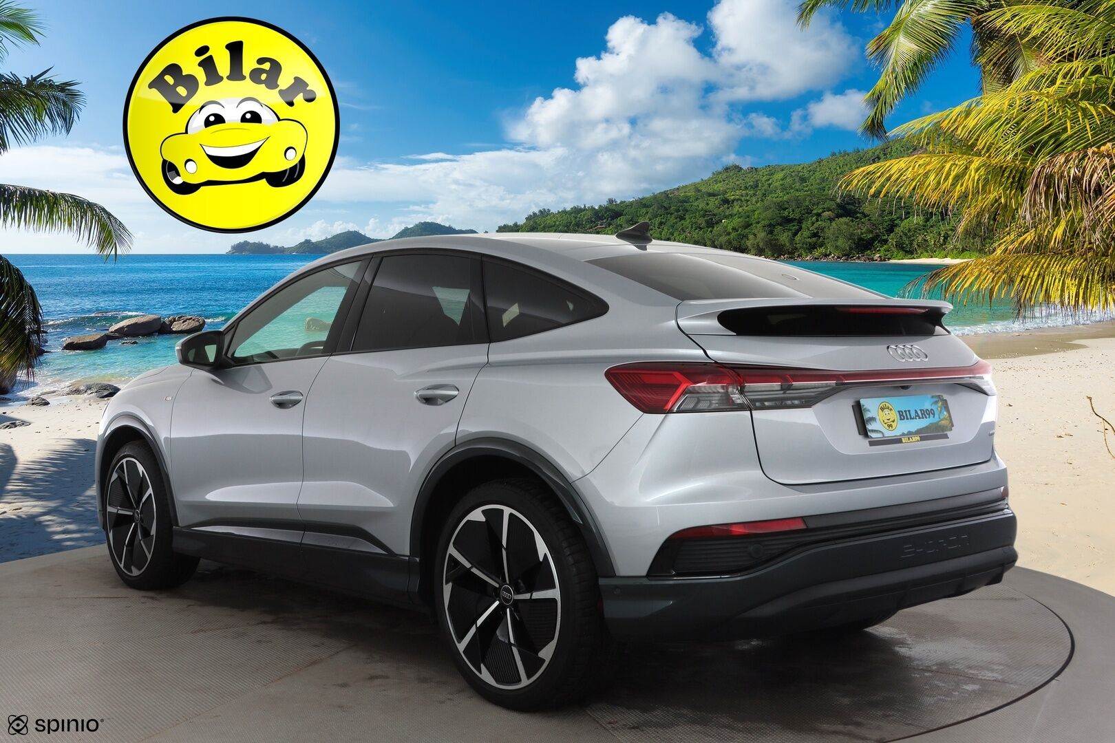 Audi Q4 e-tron 2023 Progress S line 50 e-tron quattro Sportback - | ACC | ILP | Koukku | Sonos | LED | Muistipenkki | P.Kamera | HUD | Sporttipenkit | Keyless | Apple&Android | Merkkihuollettu |