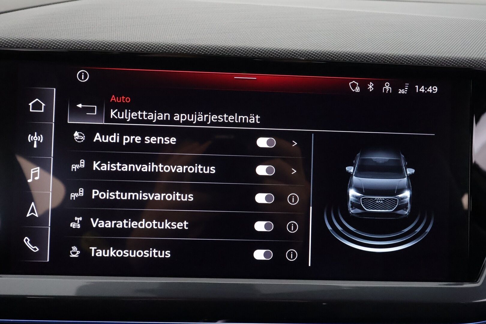 Audi Q4 e-tron 2023 Progress S line 50 e-tron quattro Sportback - | ACC | ILP | Koukku | Sonos | LED | Muistipenkki | P.Kamera | HUD | Sporttipenkit | Keyless | Apple&Android | Merkkihuollettu |