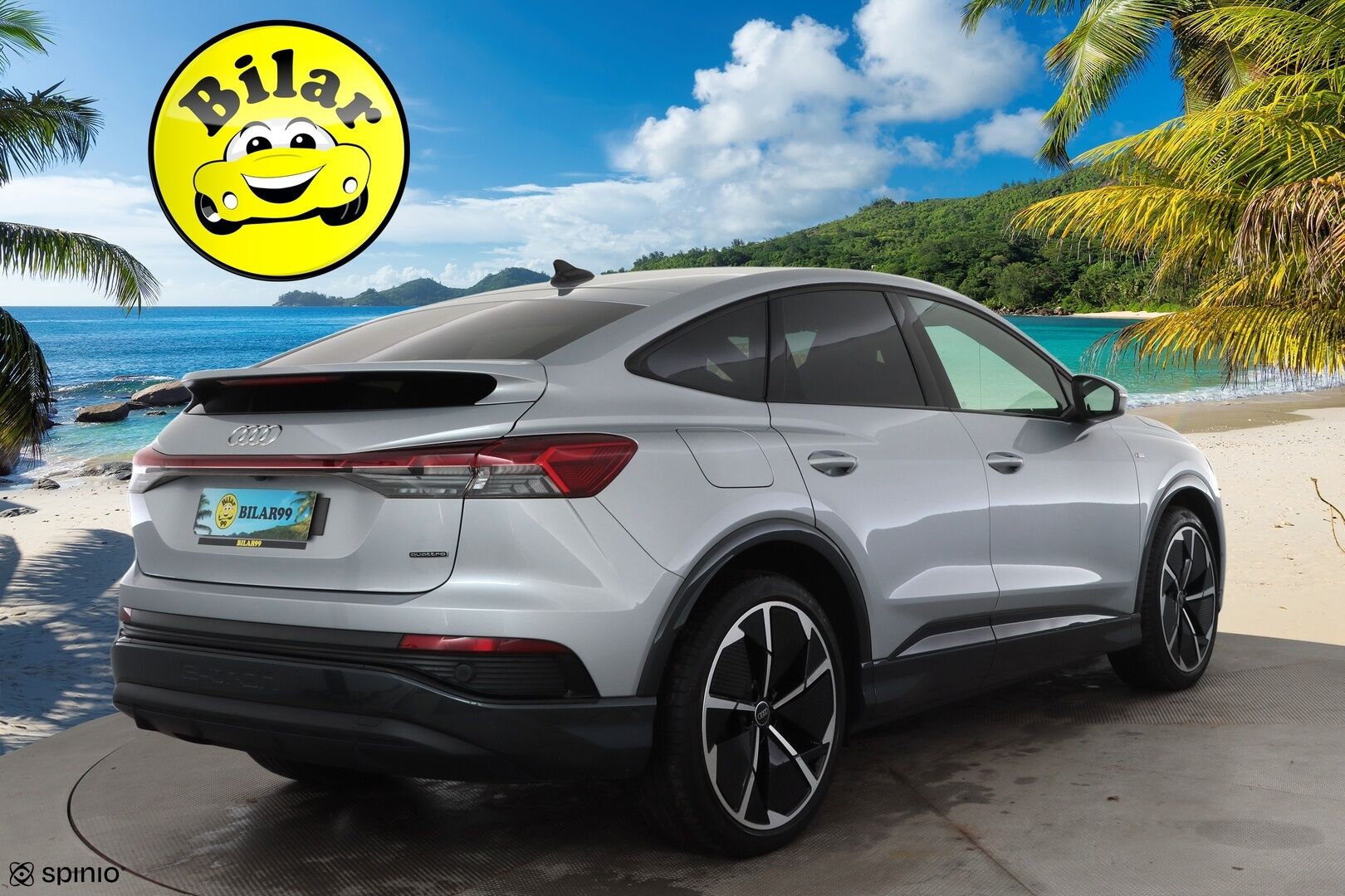 Audi Q4 e-tron 2023 Progress S line 50 e-tron quattro Sportback - | ACC | ILP | Koukku | Sonos | LED | Muistipenkki | P.Kamera | HUD | Sporttipenkit | Keyless | Apple&Android | Merkkihuollettu |
