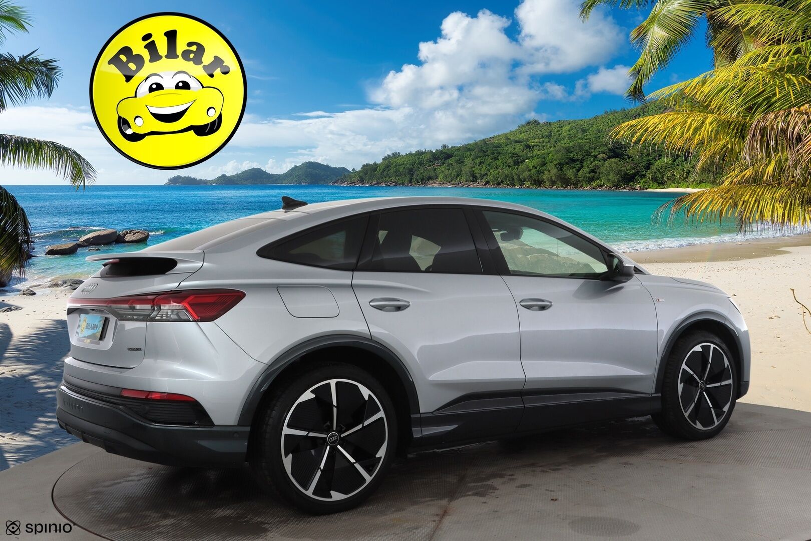 Audi Q4 e-tron 2023 Progress S line 50 e-tron quattro Sportback - | ACC | ILP | Koukku | Sonos | LED | Muistipenkki | P.Kamera | HUD | Sporttipenkit | Keyless | Apple&Android | Merkkihuollettu |