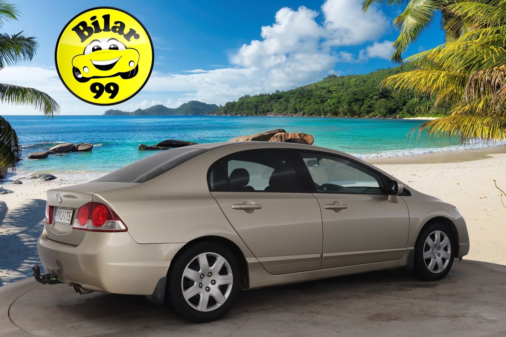 Honda Civic 2008 4D 1,8i Comfort AT * Suomi-auto / Lohkolämmitin / Vetokoukku * - Siistikuntoinen / Hyvä huoltohistoria