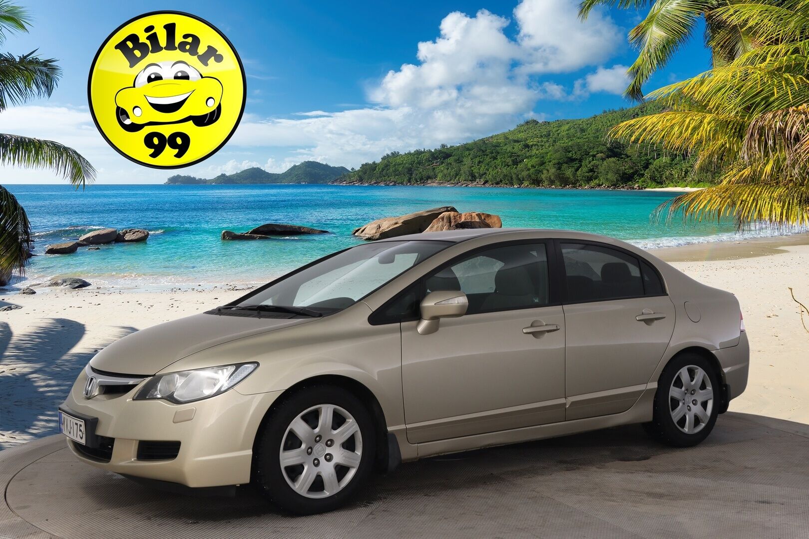 Honda Civic 2008 4D 1,8i Comfort AT * Suomi-auto / Lohkolämmitin / Vetokoukku * - Siistikuntoinen / Hyvä huoltohistoria