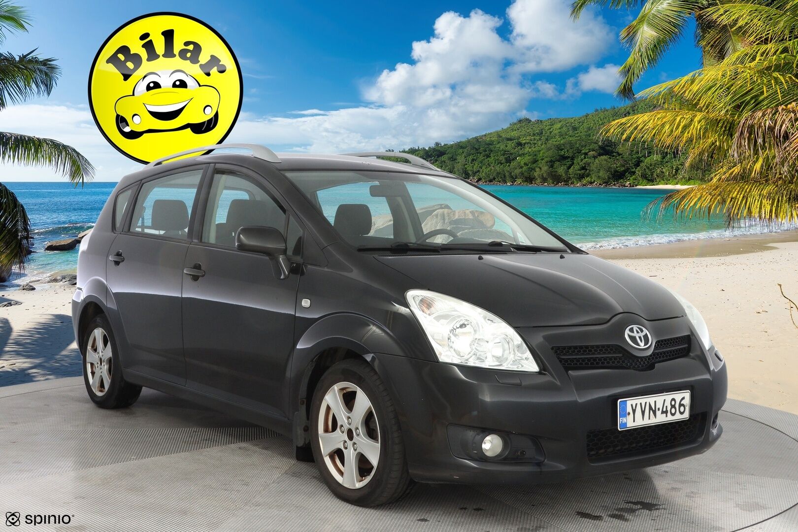 Toyota Corolla Verso 2008 - YritysOutlet - Myydään vain yrityksille - Koukku / Vakkari / Lohko / Tutka / Kahdet renkaat alumiinivantein / Säntilliset huollot