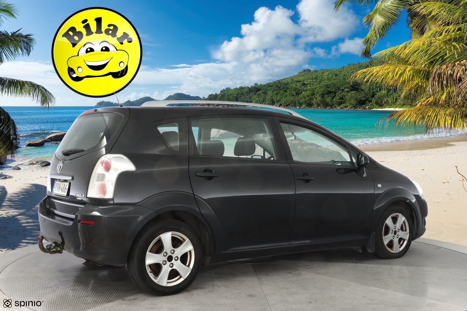 Toyota Corolla Verso 2008 - YritysOutlet - Myydään vain yrityksille - Koukku / Vakkari / Lohko / Tutka / Kahdet renkaat alumiinivantein / Säntilliset huollot