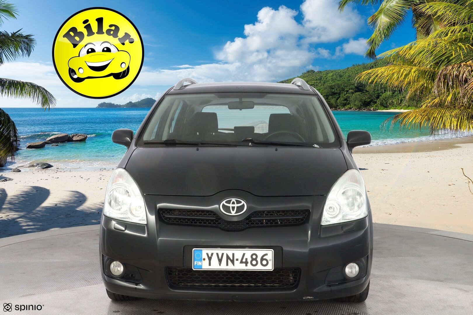 Toyota Corolla Verso 2008 - YritysOutlet - Myydään vain yrityksille - Koukku / Vakkari / Lohko / Tutka / Kahdet renkaat alumiinivantein / Säntilliset huollot