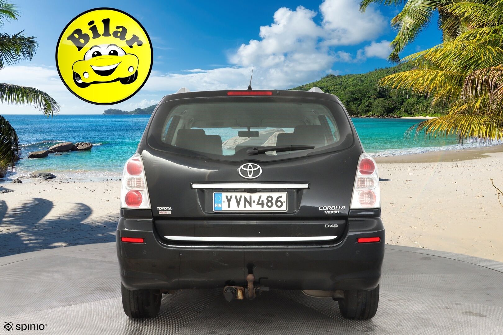 Toyota Corolla Verso 2008 - YritysOutlet - Myydään vain yrityksille - Koukku / Vakkari / Lohko / Tutka / Kahdet renkaat alumiinivantein / Säntilliset huollot