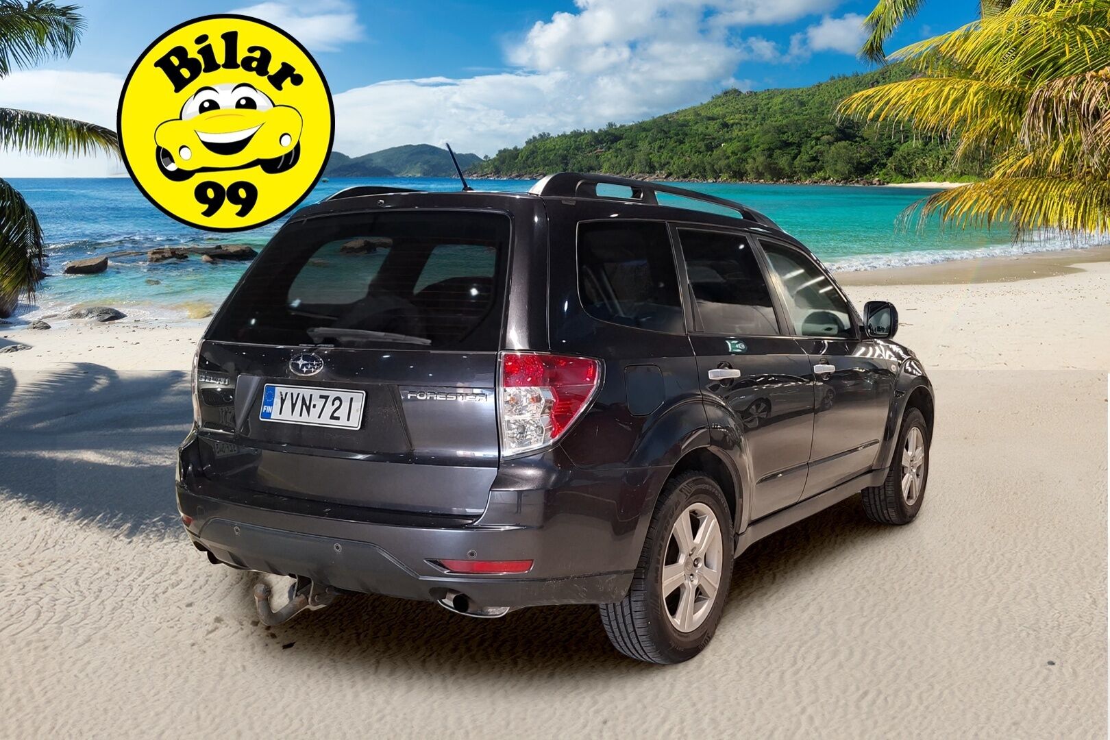 Subaru Forester 2009 2,0 X 4R AT business / Suomi-auto / P-tutka / Vetokoukku / Ilmastointi / Lohkolämmitin - Tarkka huoltohistoria / 2x aluvanteet hyvillä renkailla / 