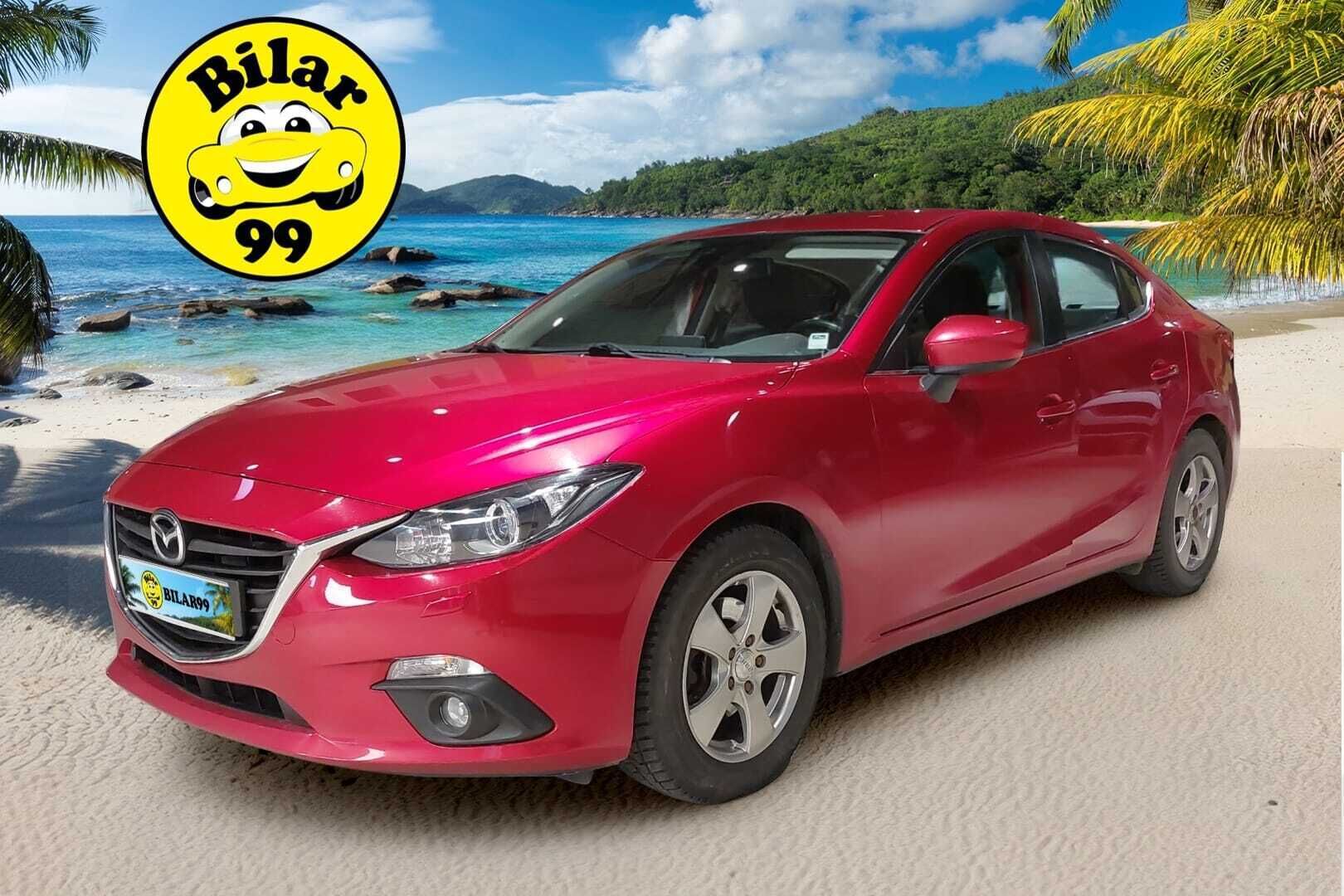 Mazda 3 2014 Sedan 2,0 (120) SKYACTIV-G Premium 6AT 4ov CH1 * Suomiauto / Vetokoukku / Lohko & Sisäpistoke / Vakkari - Juuri katsastettu / Metalliväri / Juuri tullut Tampereelle!