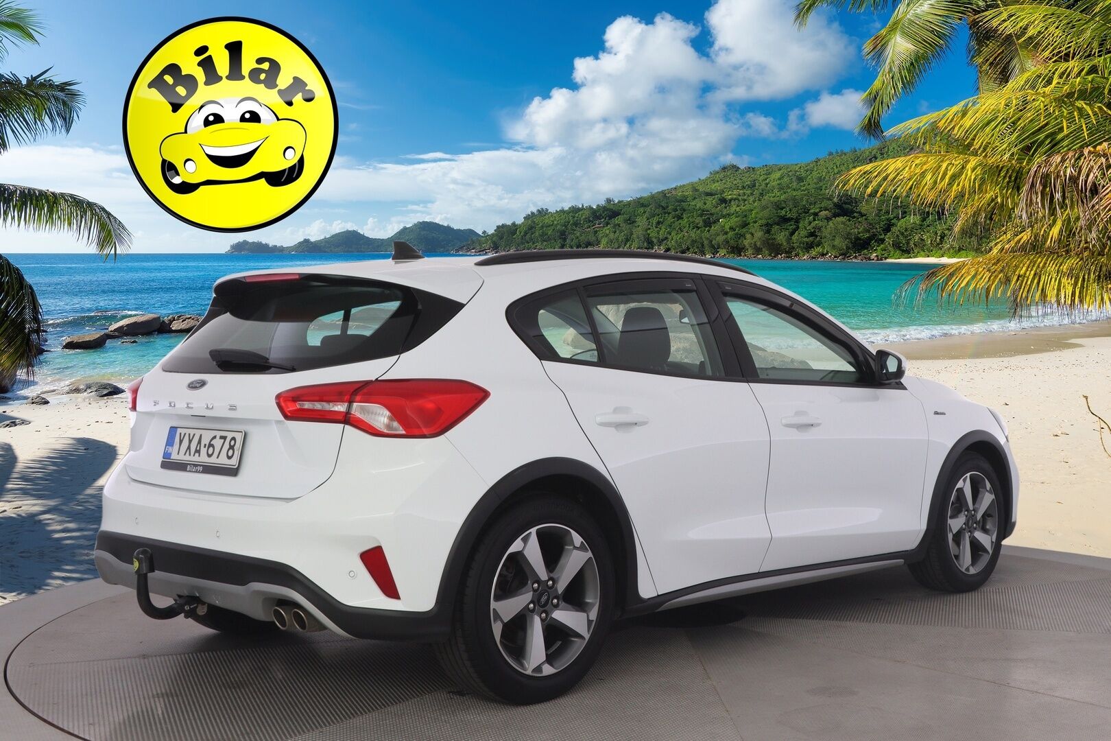 Ford Focus 2020 1,0 EcoBoost 125hv A8 Active - Webasto / 2.Omisteinen / Suomi-Auto / P-Tutkat / Vetokoukku / Lämpölasi / Ratinlämmitin