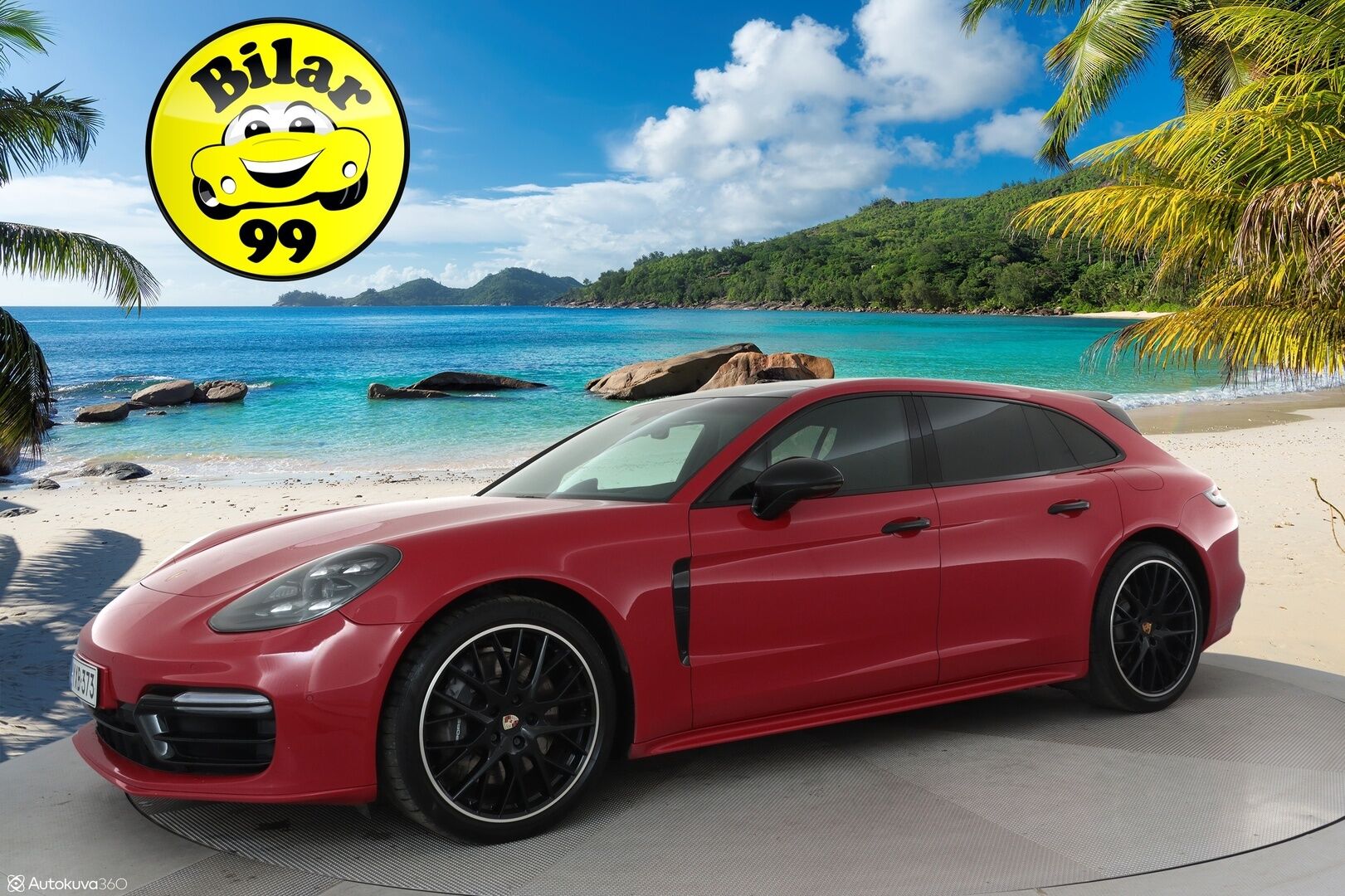Porsche Panamera 2018 4 E-Hybrid Sport Turismo **Carmine Red / Sport Design / PDLS+ / 18-ist. / Panorama / Bose / 360 Kamera** - 2,99 % KORKOTARJOUS TÄHÄN AUTOON - Sport-putkisto / Sport Chrono Plus / Comfort Access / PASM 