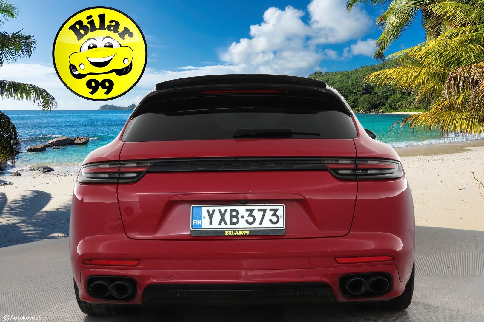 Porsche Panamera 2018 4 E-Hybrid Sport Turismo **Carmine Red / Sport Design / PDLS+ / 18-ist. / Panorama / Bose / 360 Kamera** - 2,99 % KORKOTARJOUS TÄHÄN AUTOON - Sport-putkisto / Sport Chrono Plus / Comfort Access / PASM 