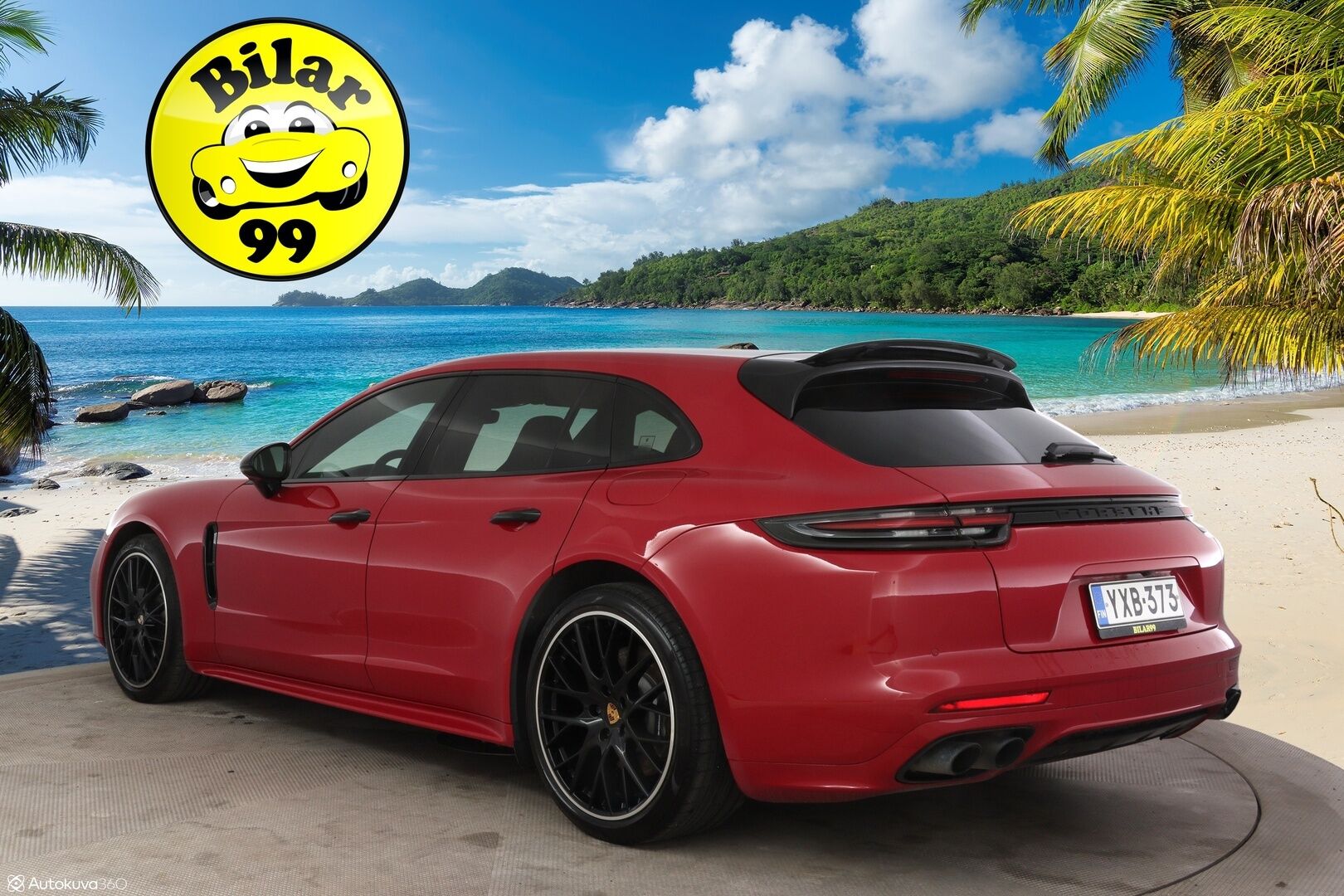 Porsche Panamera 2018 4 E-Hybrid Sport Turismo **Carmine Red / Sport Design / PDLS+ / 18-ist. / Panorama / Bose / 360 Kamera** - 2,99 % KORKOTARJOUS TÄHÄN AUTOON - Sport-putkisto / Sport Chrono Plus / Comfort Access / PASM 