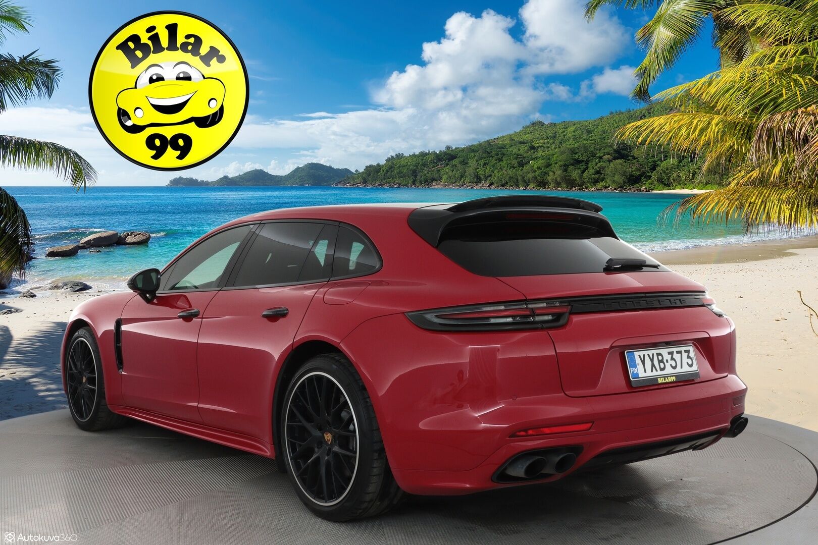 Porsche Panamera 2018 4 E-Hybrid Sport Turismo **Carmine Red / Sport Design / PDLS+ / 18-ist. / Panorama / Bose / 360 Kamera** - 2,99 % KORKOTARJOUS TÄHÄN AUTOON - Sport-putkisto / Sport Chrono Plus / Comfort Access / PASM 