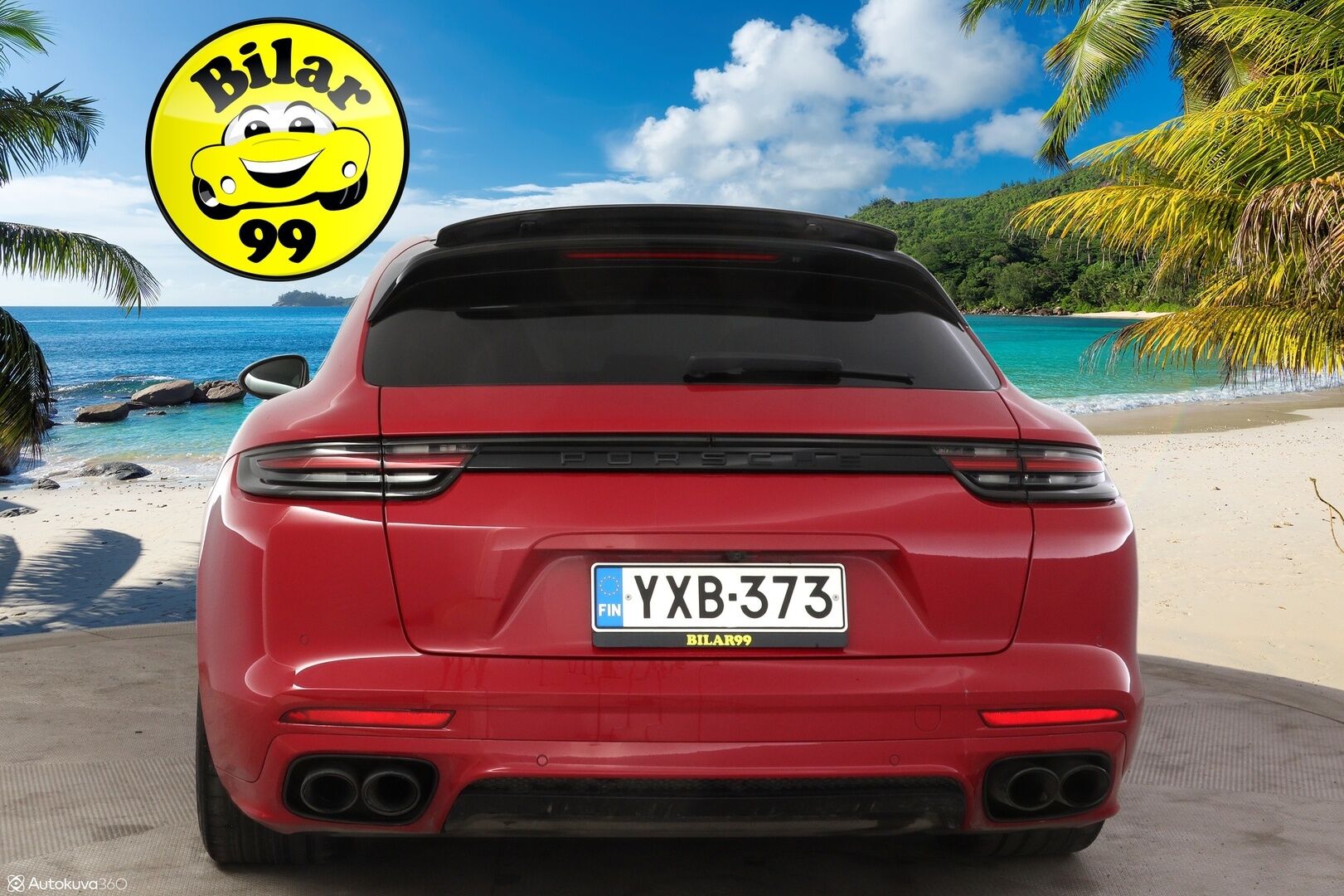 Porsche Panamera 2018 4 E-Hybrid Sport Turismo **Carmine Red / Sport Design / PDLS+ / 18-ist. / Panorama / Bose / 360 Kamera** - 2,99 % KORKOTARJOUS TÄHÄN AUTOON - Sport-putkisto / Sport Chrono Plus / Comfort Access / PASM 