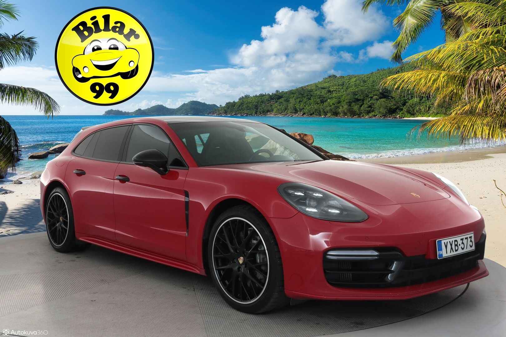 Porsche Panamera 2018 4 E-Hybrid Sport Turismo **Carmine Red / Sport Design / PDLS+ / 18-ist. / Panorama / Bose / 360 Kamera** - 2,99 % KORKOTARJOUS TÄHÄN AUTOON - Sport-putkisto / Sport Chrono Plus / Comfort Access / PASM 