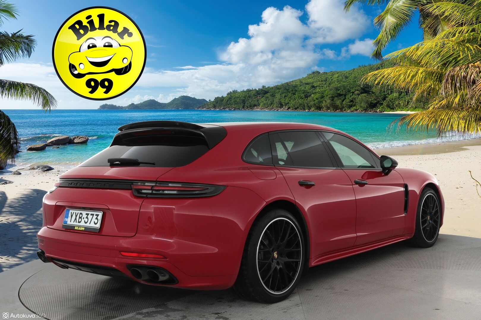 Porsche Panamera 2018 4 E-Hybrid Sport Turismo **Carmine Red / Sport Design / PDLS+ / 18-ist. / Panorama / Bose / 360 Kamera** - 2,99 % KORKOTARJOUS TÄHÄN AUTOON - Sport-putkisto / Sport Chrono Plus / Comfort Access / PASM 