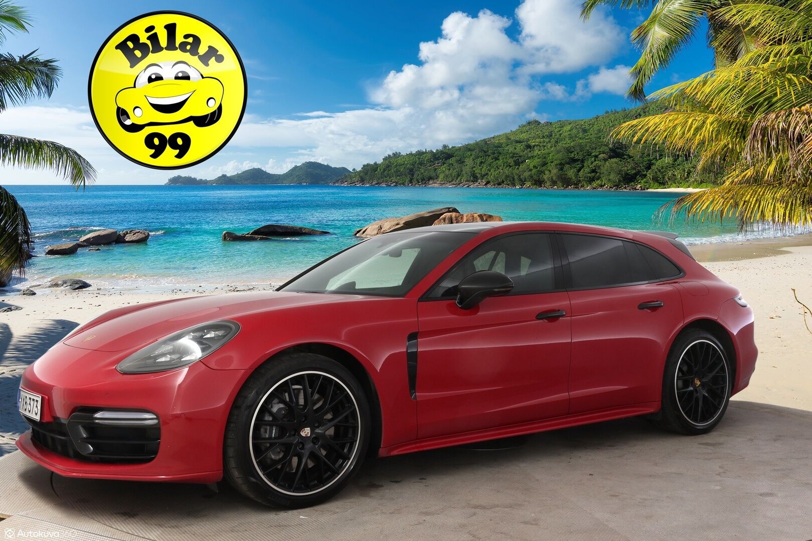 Porsche Panamera 2018 4 E-Hybrid Sport Turismo **Carmine Red / Sport Design / PDLS+ / 18-ist. / Panorama / Bose / 360 Kamera** - 2,99 % KORKOTARJOUS TÄHÄN AUTOON - Sport-putkisto / Sport Chrono Plus / Comfort Access / PASM 
