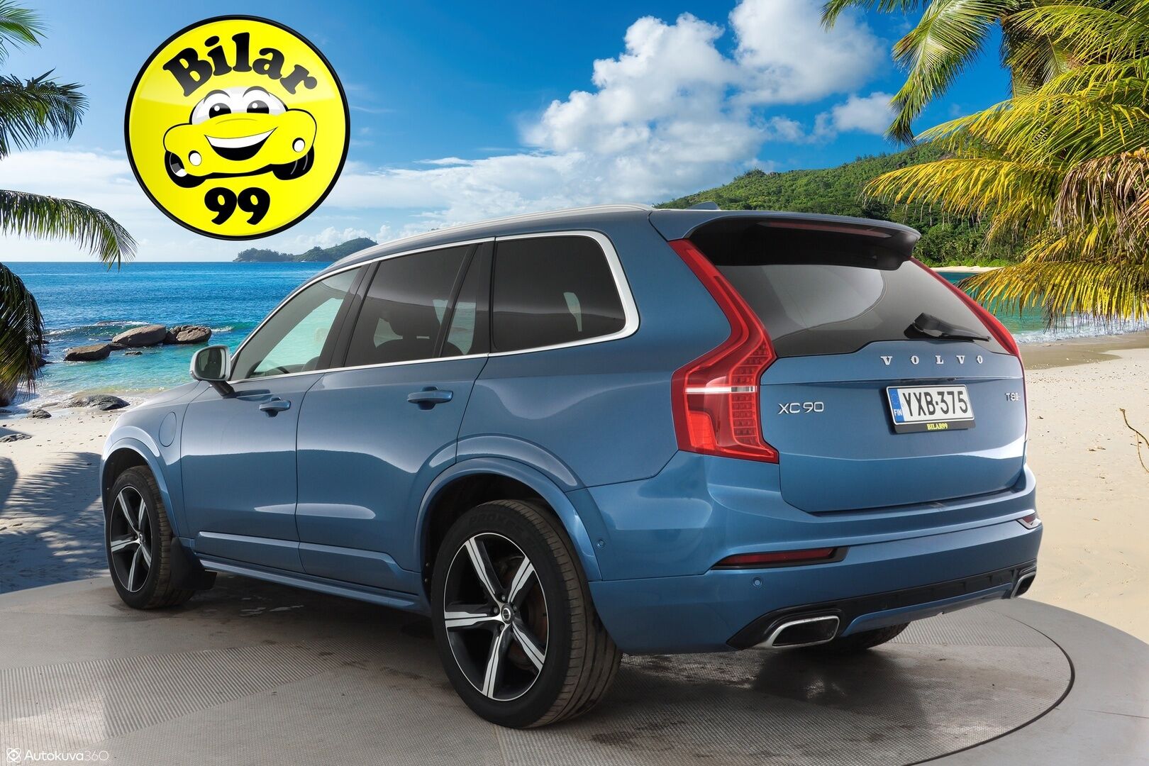 Volvo XC90 2018 T8 Twin Engine AWD R-Design aut - 3,99 % KORKOTARJOUS TÄHÄN AUTOON - 7-P / Webasto / Pilot Assist / Panorama / 360° Kamera / Koukku / Nahka-alcantara Sporttipenkit Muistilla / KeylessGo / 2x renkaat