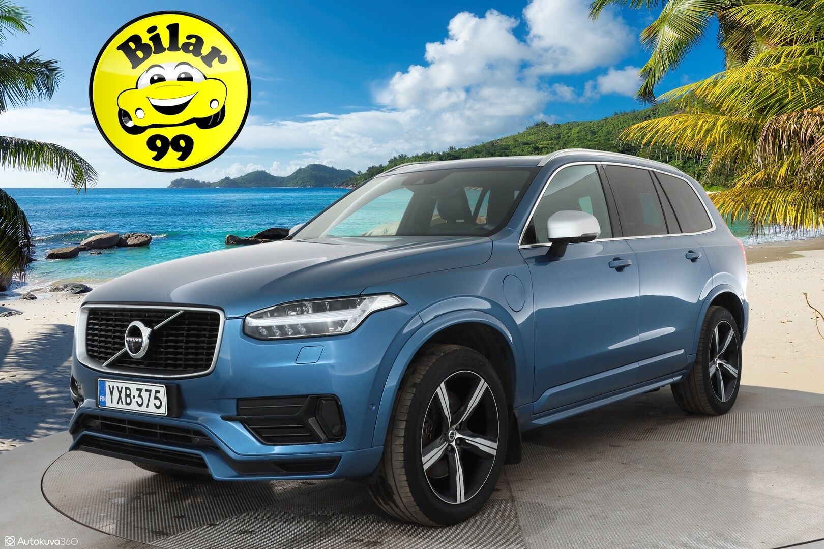 Volvo XC90 2018 T8 Twin Engine AWD R-Design aut - 3,99 % KORKOTARJOUS TÄHÄN AUTOON - 7-P / Webasto / Pilot Assist / Panorama / 360° Kamera / Koukku / Nahka-alcantara Sporttipenkit Muistilla / KeylessGo / 2x renkaat