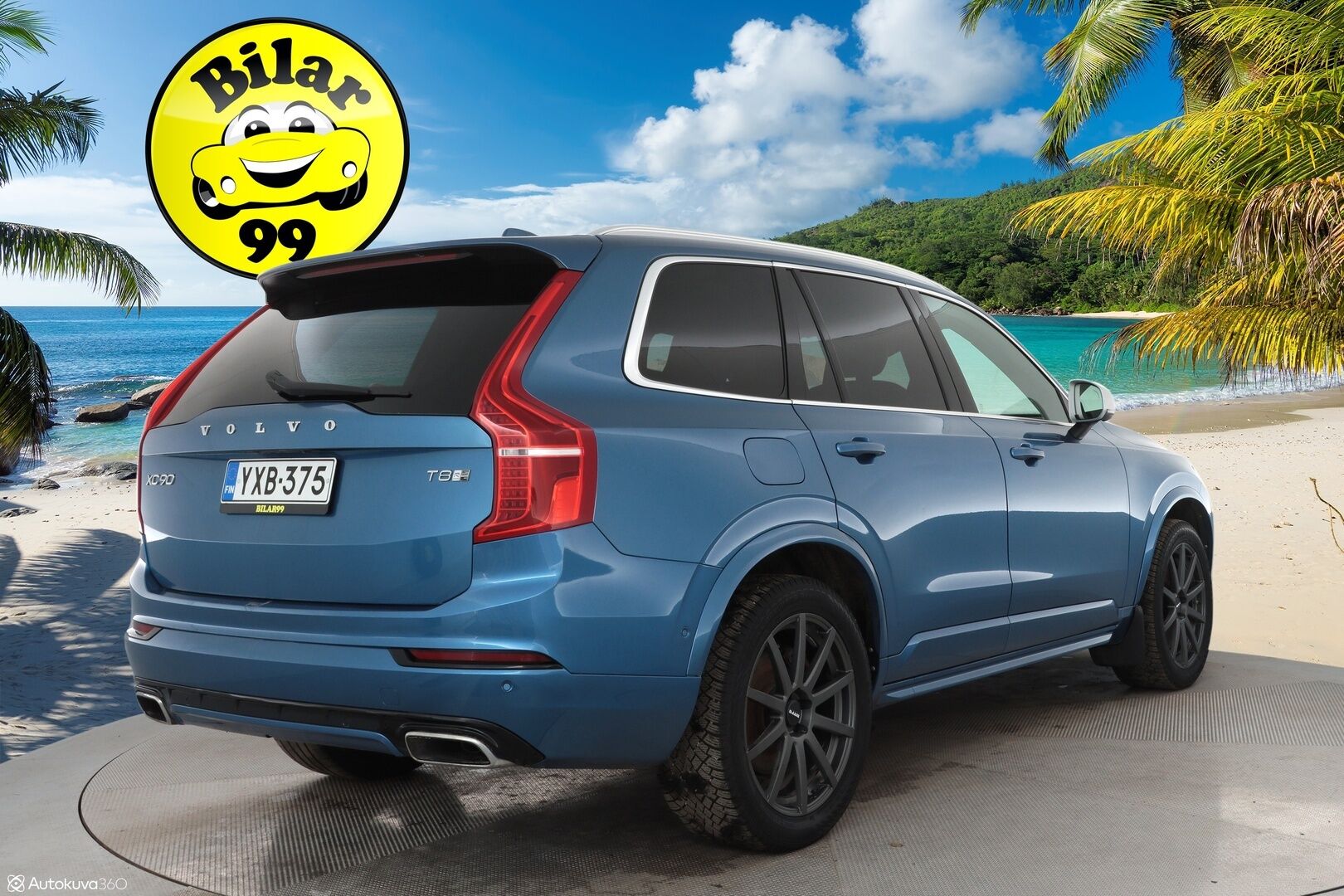 Volvo XC90 2018 T8 Twin Engine AWD R-Design aut - 3,99 % KORKOTARJOUS TÄHÄN AUTOON - 7-P / Webasto / Pilot Assist / Panorama / 360° Kamera / Koukku / Nahka-alcantara Sporttipenkit Muistilla / KeylessGo / 2x renkaat