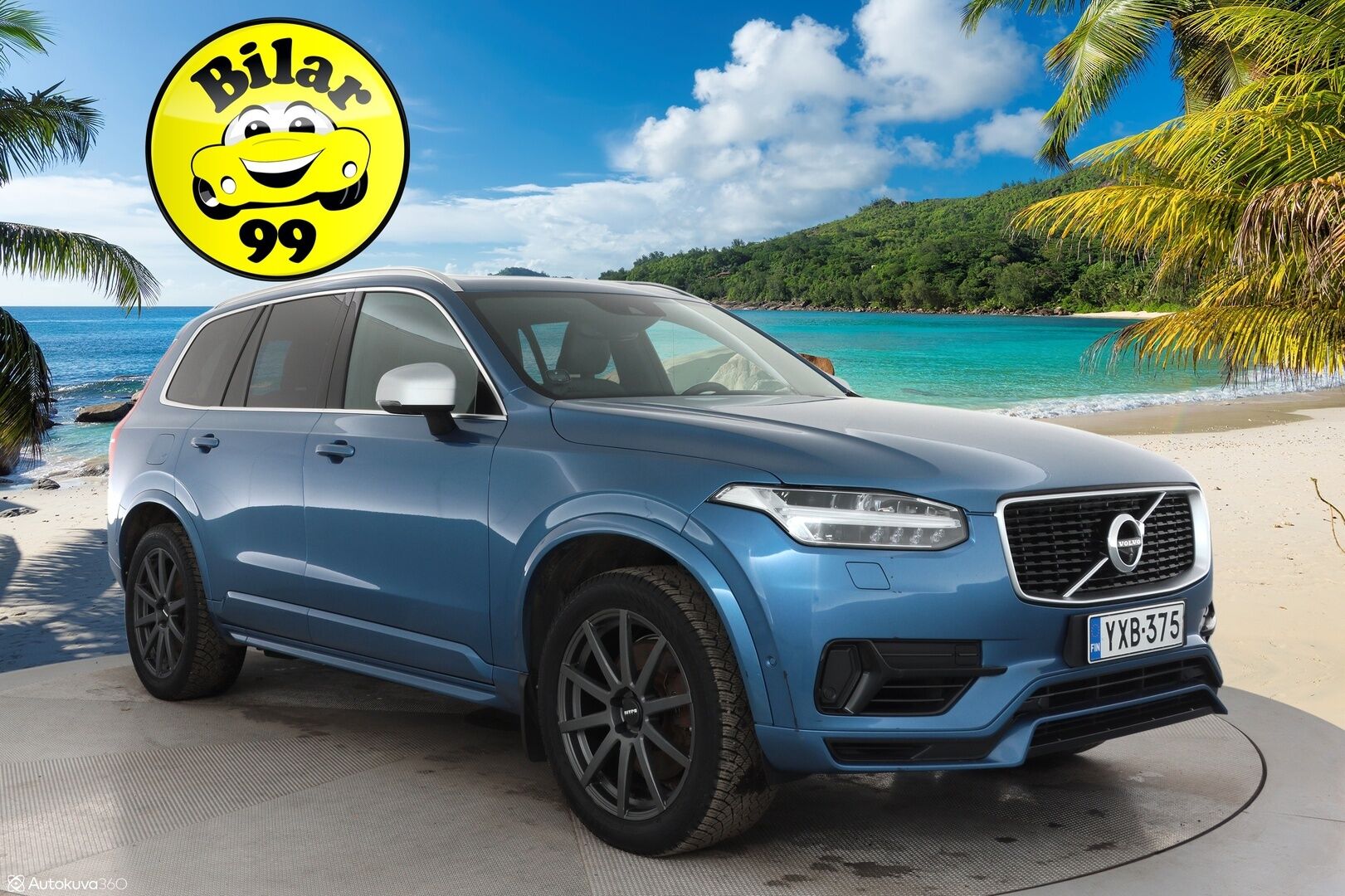Volvo XC90 2018 T8 Twin Engine AWD R-Design aut - 3,99 % KORKOTARJOUS TÄHÄN AUTOON - 7-P / Webasto / Pilot Assist / Panorama / 360° Kamera / Koukku / Nahka-alcantara Sporttipenkit Muistilla / KeylessGo / 2x renkaat