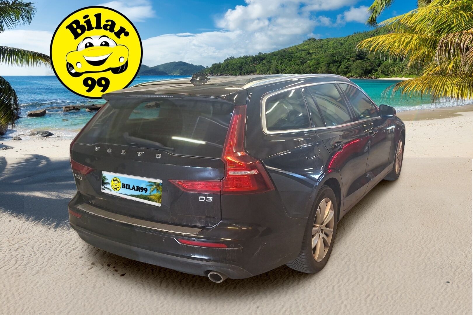 Volvo V60 2020 D3 Business aut - Webasto | Taittuva Koukku | Keyless | Digimittaristo | LED | Osahat | Sähkökontti | Kaistavahti | 2x Vanteet