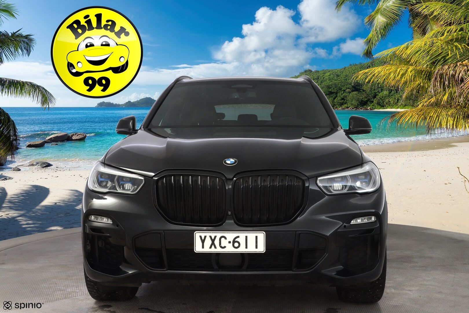 BMW X5 2020 G05 xDrive45e A M-sport * B&W / HUD / ACC / Comfort-nahat / Koukku / 360-kam / Laser / Panorama / Soft Close * - Suomi-auto / SoH 90.5% / 2x Vanteet / Merkkihuoltohistoria