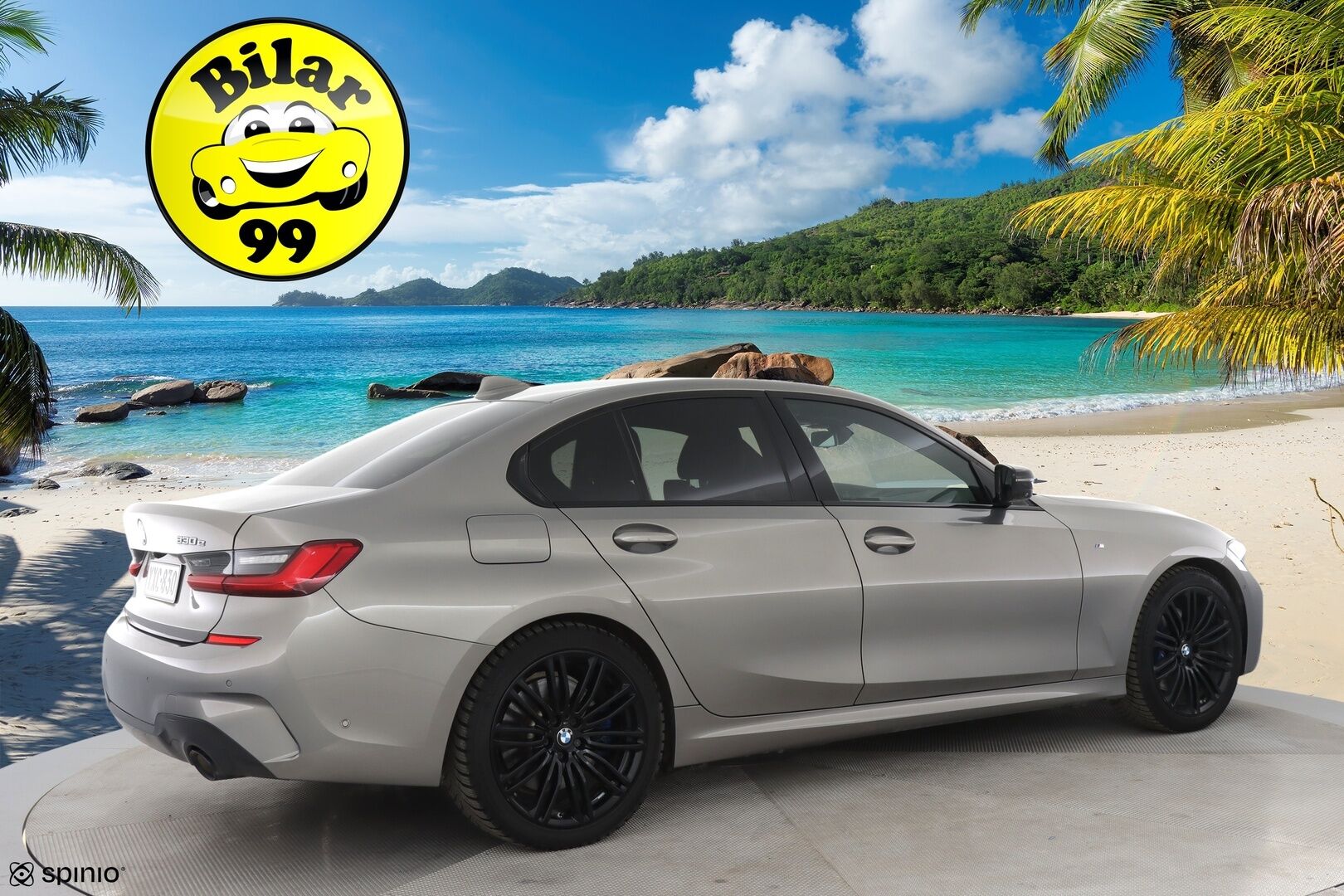 BMW 330 2019 G20 Sedan 330e Business M Sport *Acc / Harman & Kardon / Laser valot / 360-Kamera!* - Todella kovat varusteet / Harvinainen ulkoväri / Hyvin pidetty!