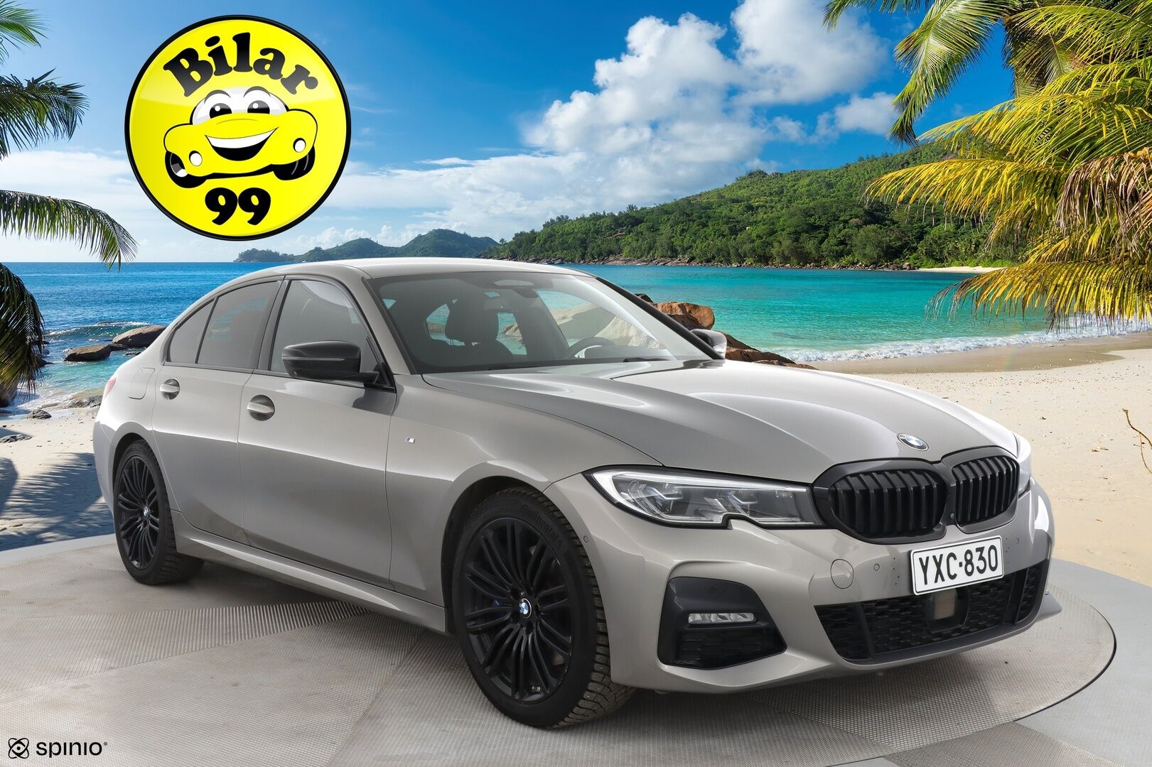 BMW 330 2019 G20 Sedan 330e Business M Sport *Acc / Harman & Kardon / Laser valot / 360-Kamera!* - Todella kovat varusteet / Harvinainen ulkoväri / Hyvin pidetty!