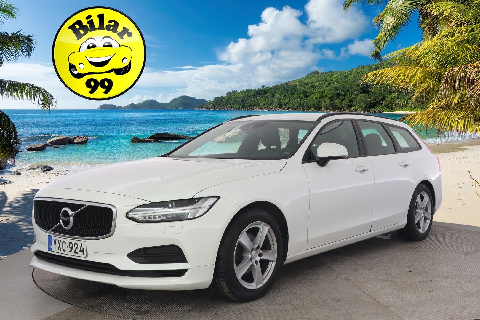 Volvo V90 2017 D4 Business aut** Webasto / VOC / Adapt. vak / Pilot-assist / Vetokoukku - *Tilava / Luotettava / Käyttöauto!*