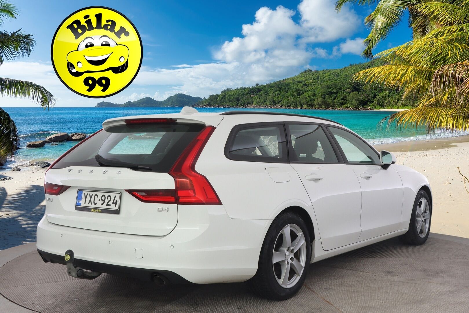 Volvo V90 2017 D4 Business aut** Webasto / VOC / Adapt. vak / Pilot-assist / Vetokoukku - *Tilava / Luotettava / Käyttöauto!*