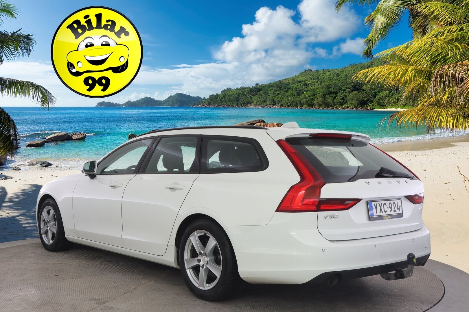 Volvo V90 2017 D4 Business aut** Webasto / VOC / Adapt. vak / Pilot-assist / Vetokoukku - *Tilava / Luotettava / Käyttöauto!*