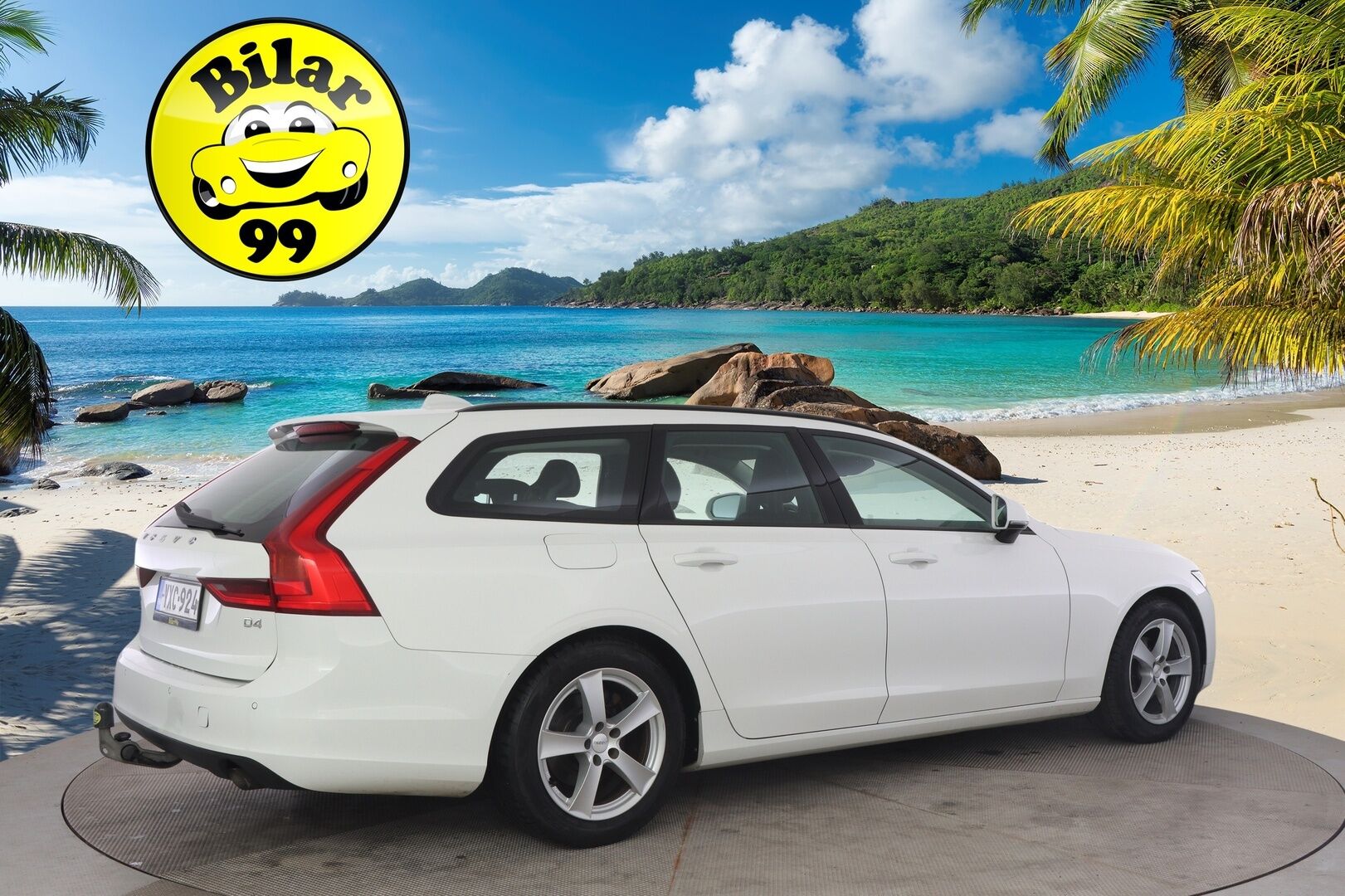 Volvo V90 2017 D4 Business aut** Webasto / VOC / Adapt. vak / Pilot-assist / Vetokoukku - *Tilava / Luotettava / Käyttöauto!*