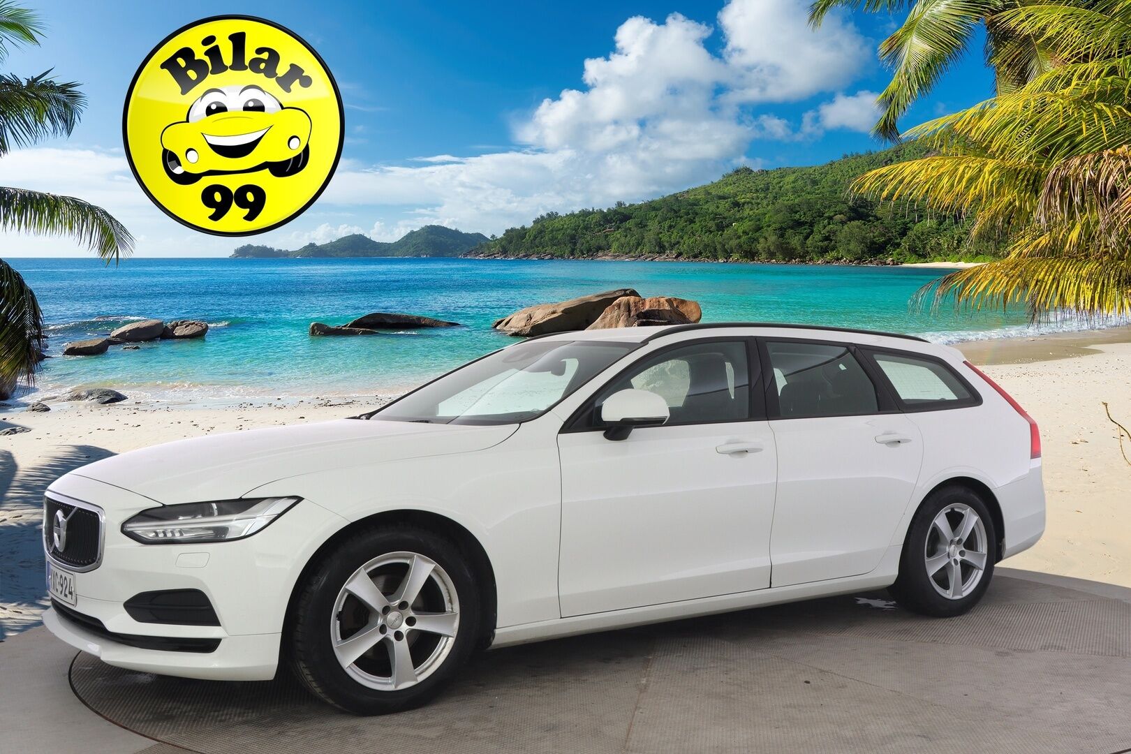 Volvo V90 2017 D4 Business aut** Webasto / VOC / Adapt. vak / Pilot-assist / Vetokoukku - *Tilava / Luotettava / Käyttöauto!*