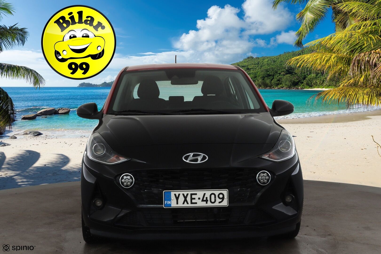 Hyundai i10 2020 1,0 MPI 67 hv 5AMT-automaatti 5-p Comfort * Vakkari / P.kamera / Lohko+Sisä / Kaistavahti / Ratinlämmitin * - 1.Om Suomi-auto / Kahdet renkaat aluvanteilla / Merkkihuollettu / Seuraava katsastus 02/28!