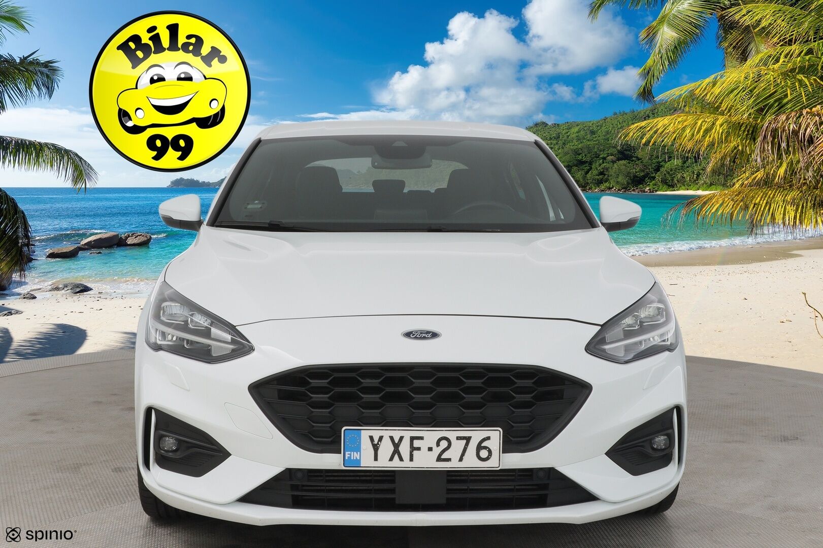 Ford Focus 2020 1,5 EcoBoost 182hv A8 ST-Line 5-ovinen / ACC / Webasto / P-tutkat / LED / Keyless / - Kahdet hyvät renkaat / Hyvä huoltohistoria 