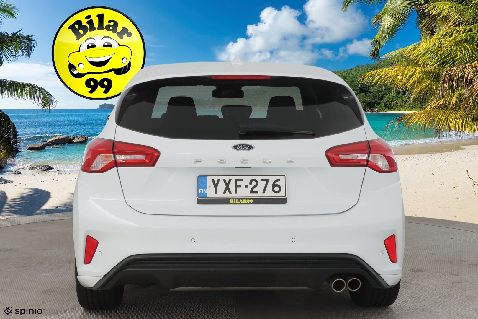 Ford Focus 2020 1,5 EcoBoost 182hv A8 ST-Line 5-ovinen / ACC / Webasto / P-tutkat / LED / Keyless / - Kahdet hyvät renkaat / Hyvä huoltohistoria 