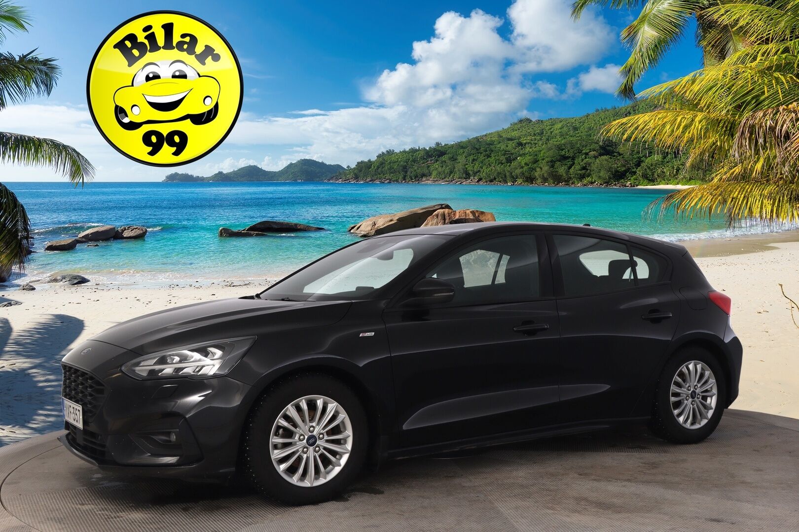 Ford Focus 2020 1,0 EcoBoost 125hv M6 ST-Line *1.Om Suomi-Auto / Webasto / Lämmitettävä tuulilasi / Navi / Ratinlämmitys / ST-Line / LED-ajovalot* - *Juuri saapunut! Musta sisäkattoverhoilu / Vakkari / AndroidAuto / AplleCarPlay / Tutkat / 2X Renkaat / Siisti*