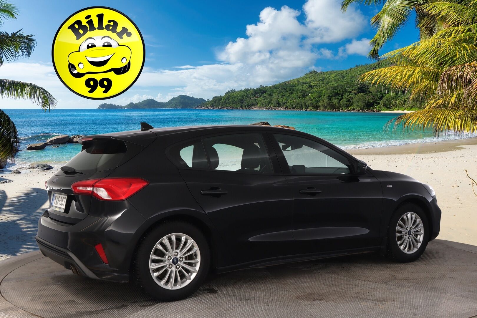 Ford Focus 2020 1,0 EcoBoost 125hv M6 ST-Line *1.Om Suomi-Auto / Webasto / Lämmitettävä tuulilasi / Navi / Ratinlämmitys / ST-Line / LED-ajovalot* - *Juuri saapunut! Musta sisäkattoverhoilu / Vakkari / AndroidAuto / AplleCarPlay / Tutkat / 2X Renkaat / Siisti*