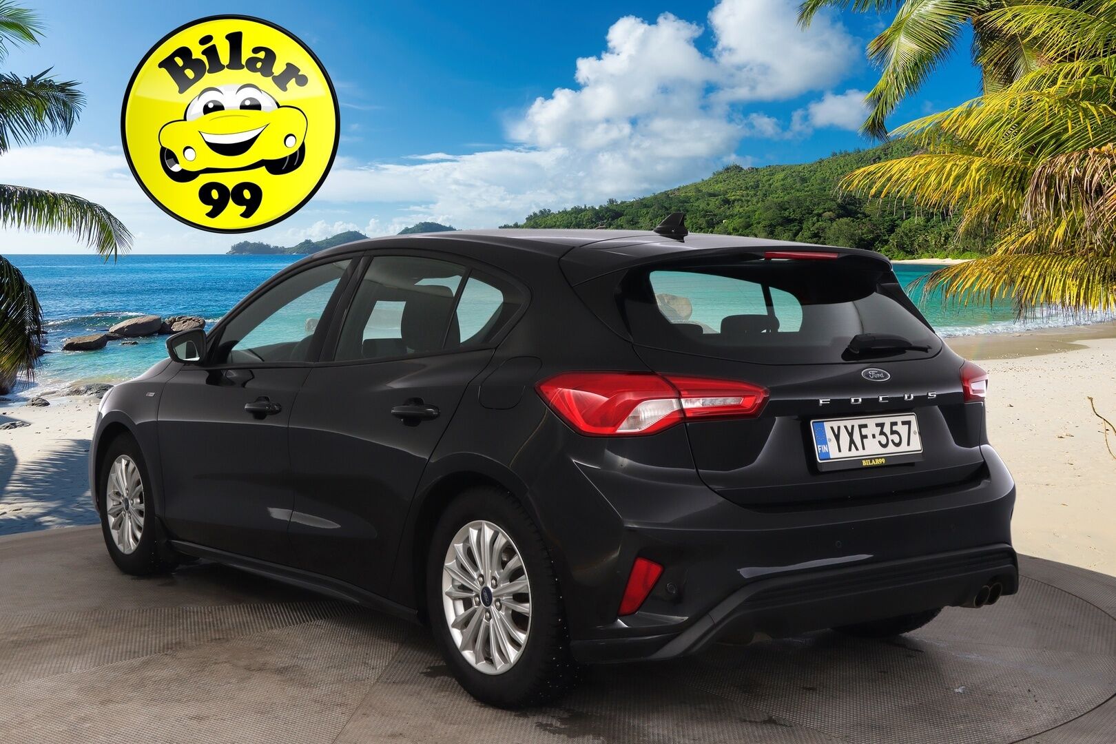 Ford Focus 2020 1,0 EcoBoost 125hv M6 ST-Line *1.Om Suomi-Auto / Webasto / Lämmitettävä tuulilasi / Navi / Ratinlämmitys / ST-Line / LED-ajovalot* - *Juuri saapunut! Musta sisäkattoverhoilu / Vakkari / AndroidAuto / AplleCarPlay / Tutkat / 2X Renkaat / Siisti*