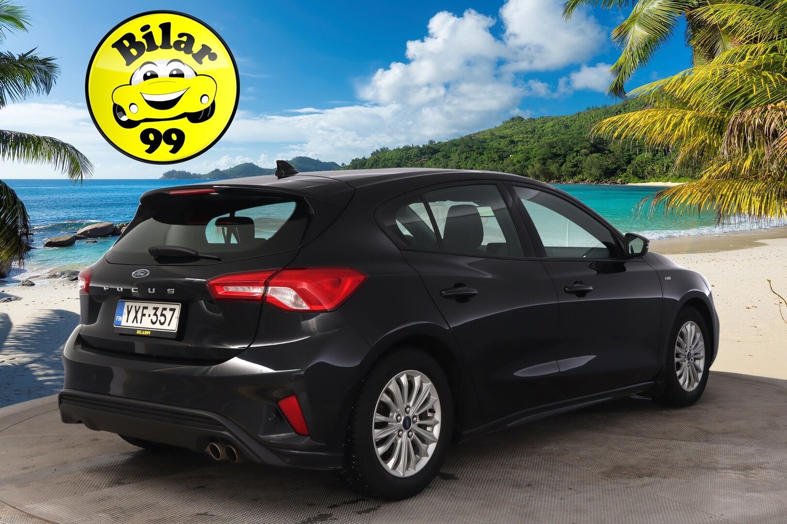 Ford Focus 2020 1,0 EcoBoost 125hv M6 ST-Line *1.Om Suomi-Auto / Webasto / Lämmitettävä tuulilasi / Navi / Ratinlämmitys / ST-Line / LED-ajovalot* - *Juuri saapunut! Musta sisäkattoverhoilu / Vakkari / AndroidAuto / AplleCarPlay / Tutkat / 2X Renkaat / Siisti*