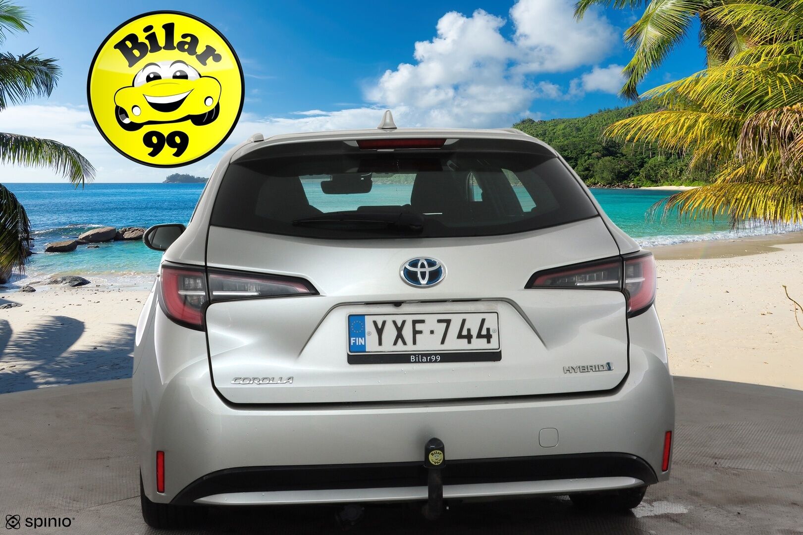 Toyota Corolla 2020 Touring Sports 1,8 Hybrid Active * ACC / P.kamera / LED / Navi / Koukku / KeylessGo / Sähköluukku * - 1.Om Suomi-auto / Kahdet renkaat aluvanteilla / Merkkihuollettu