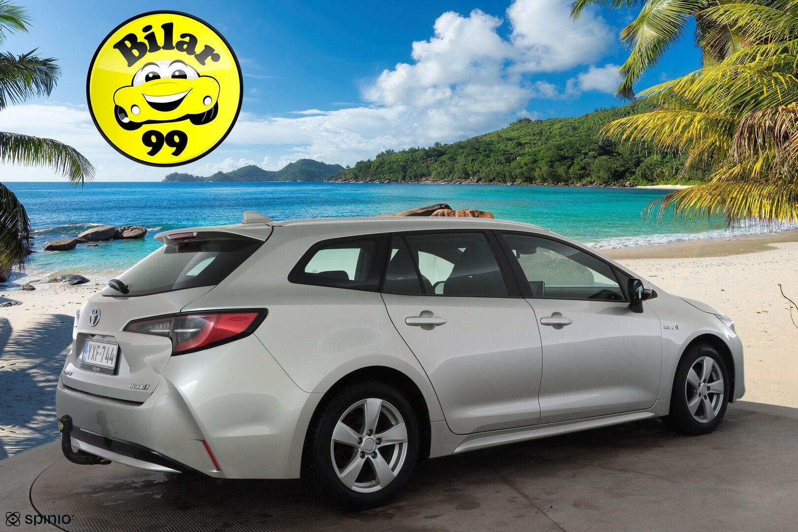 Toyota Corolla 2020 Touring Sports 1,8 Hybrid Active * ACC / P.kamera / LED / Navi / Koukku / KeylessGo / Sähköluukku * - 1.Om Suomi-auto / Kahdet renkaat aluvanteilla / Merkkihuollettu