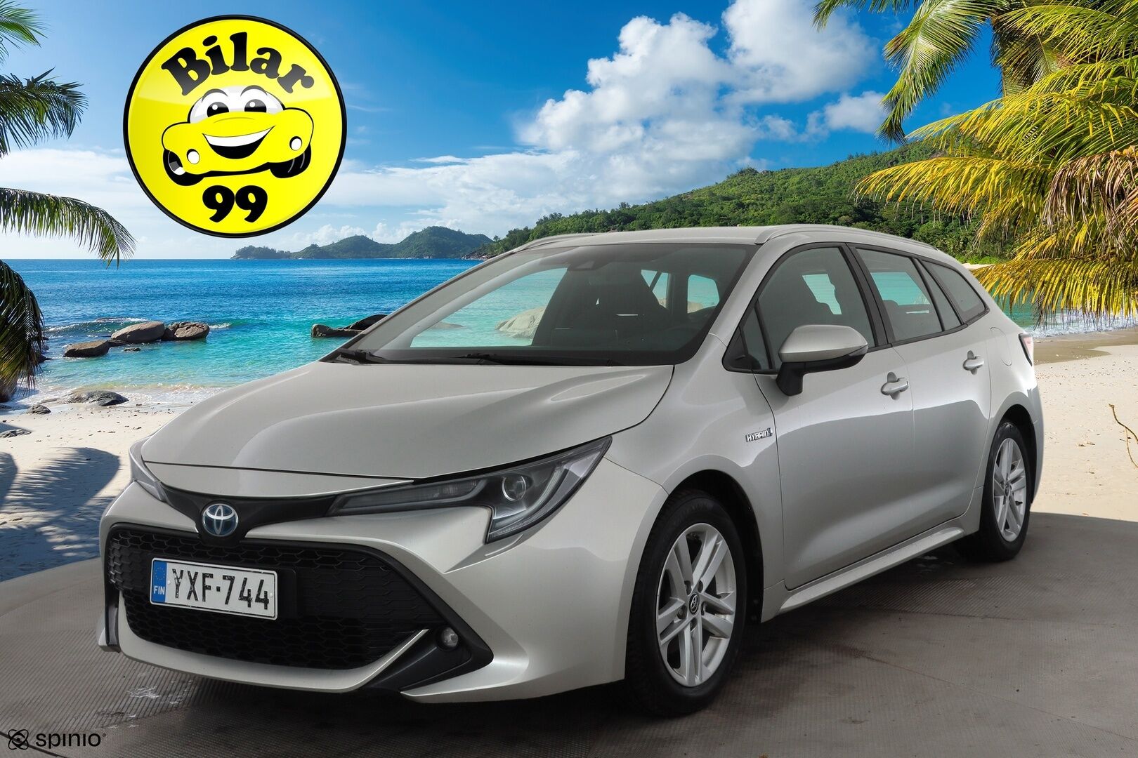 Toyota Corolla 2020 Touring Sports 1,8 Hybrid Active * ACC / P.kamera / LED / Navi / Koukku / KeylessGo / Sähköluukku * - 1.Om Suomi-auto / Kahdet renkaat aluvanteilla / Merkkihuollettu