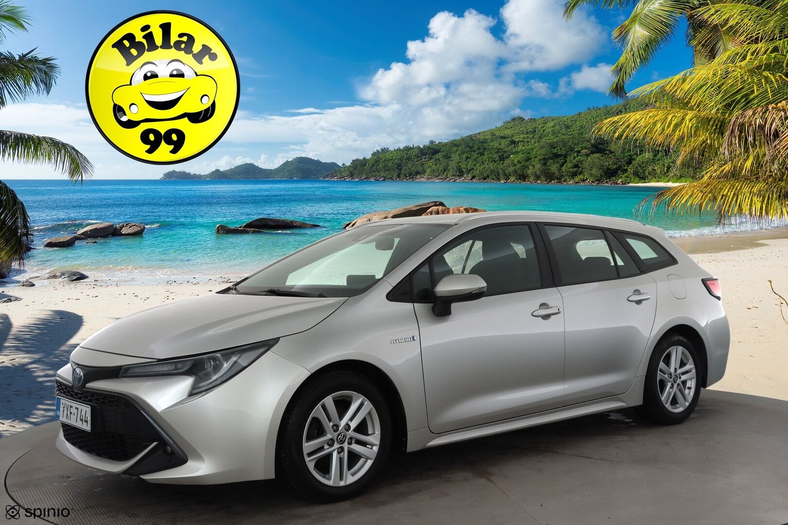 Toyota Corolla 2020 Touring Sports 1,8 Hybrid Active * ACC / P.kamera / LED / Navi / Koukku / KeylessGo / Sähköluukku * - 1.Om Suomi-auto / Kahdet renkaat aluvanteilla / Merkkihuollettu